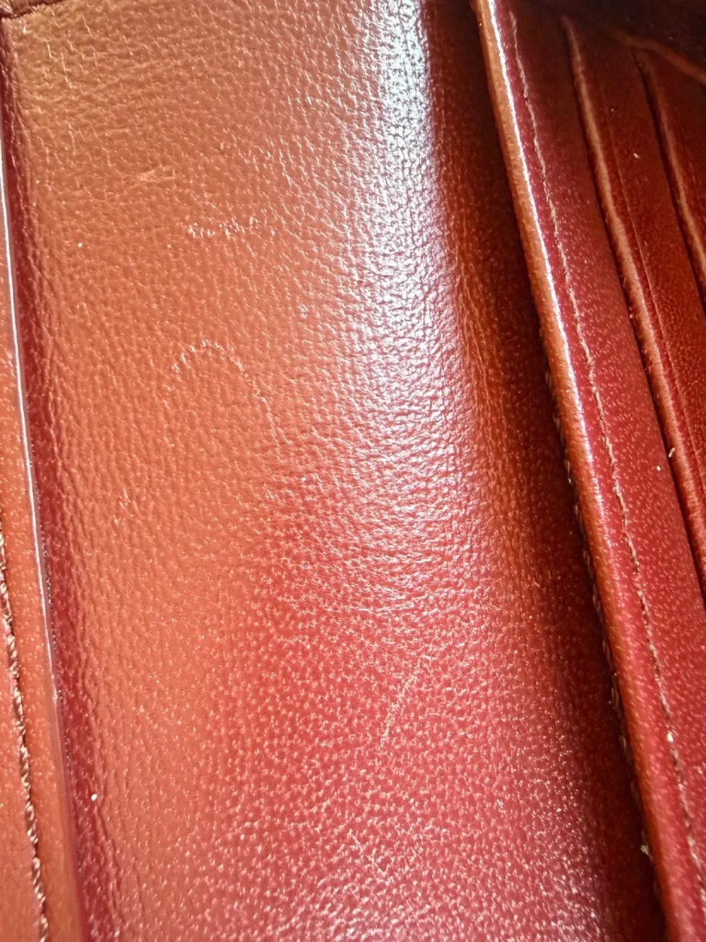 Mulberry - Small Continental French Purse - Purple Classic Grain